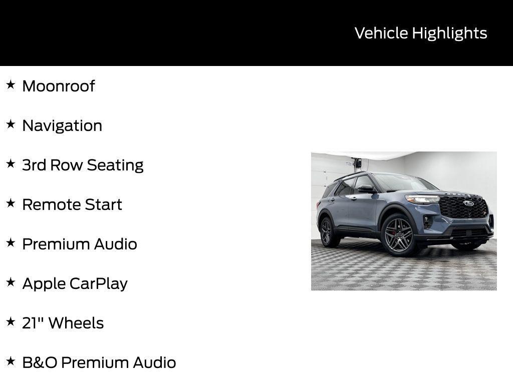 new 2026 Ford Explorer car, priced at $58,510