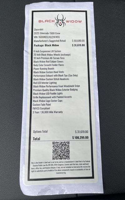 new 2025 Chevrolet Silverado 1500 car, priced at $83,549