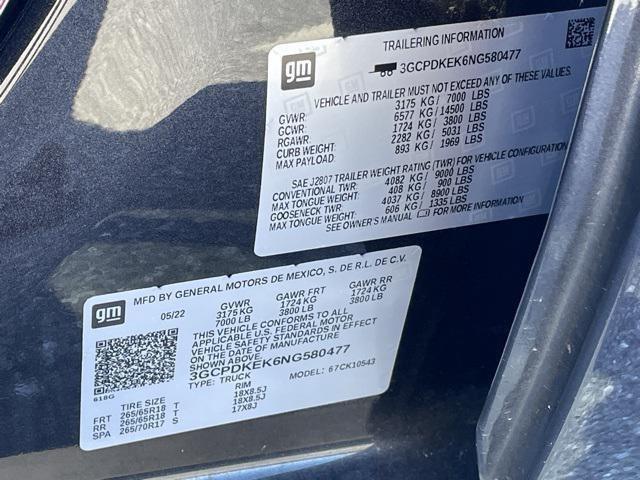 used 2022 Chevrolet Silverado 1500 car, priced at $34,944