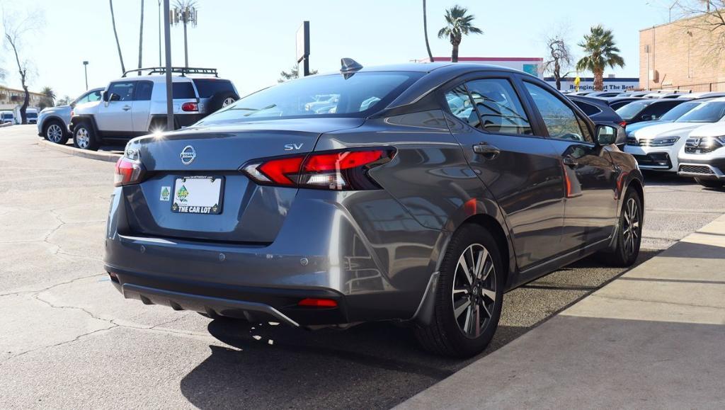 used 2022 Nissan Versa car, priced at $15,995