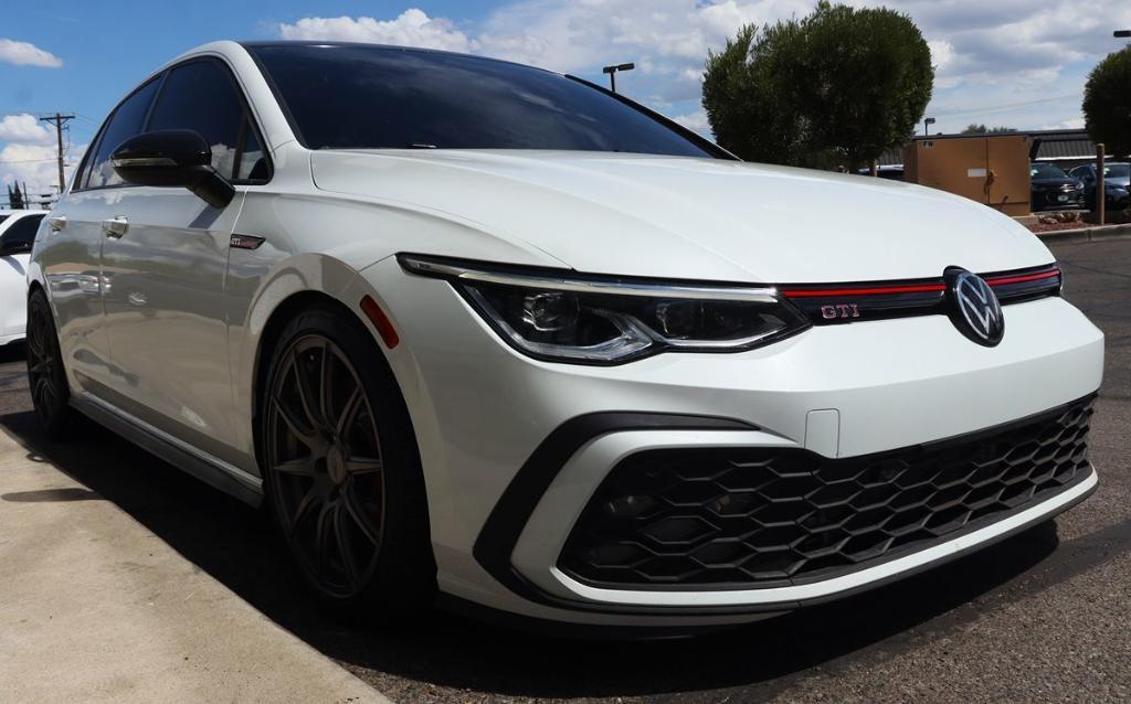 used 2023 Volkswagen Golf GTI car, priced at $25,639