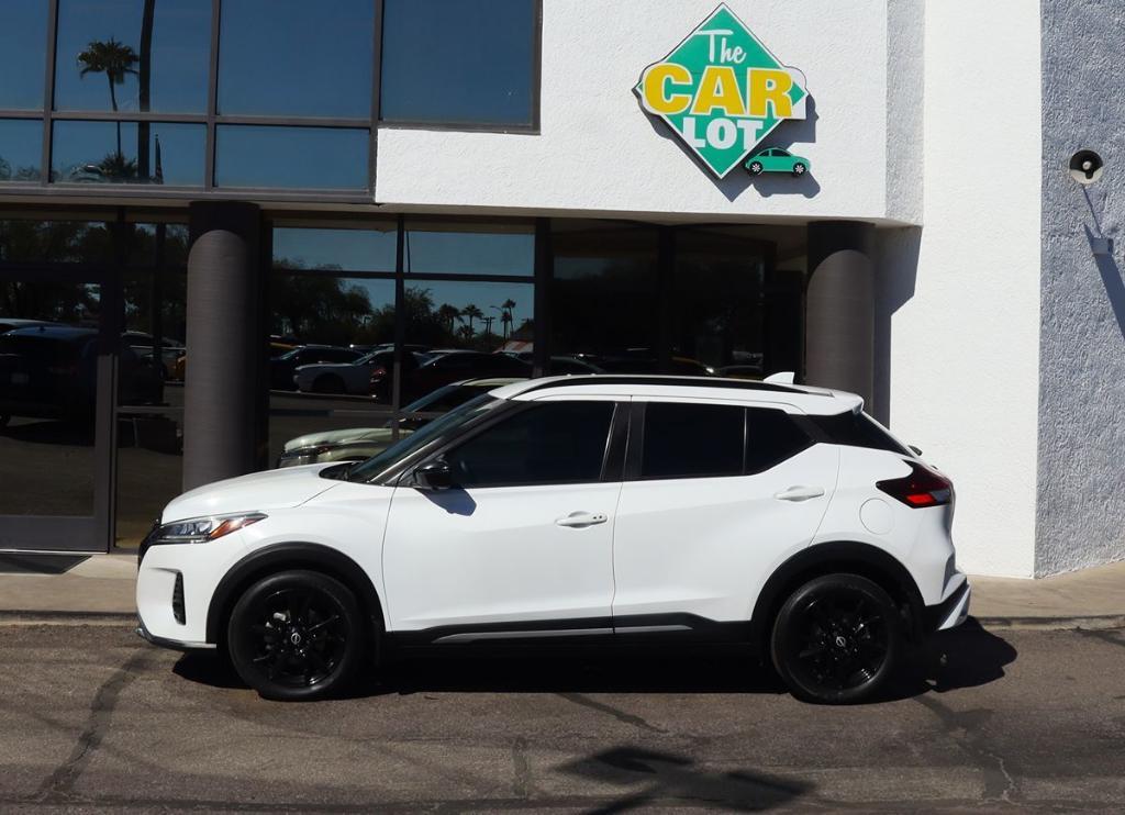 used 2023 Nissan Kicks car, priced at $18,995
