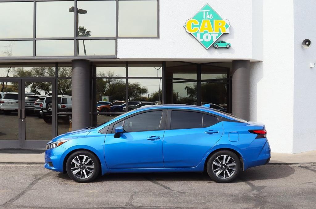 used 2021 Nissan Versa car, priced at $13,995