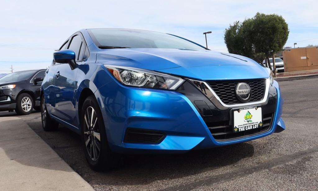 used 2021 Nissan Versa car, priced at $13,995