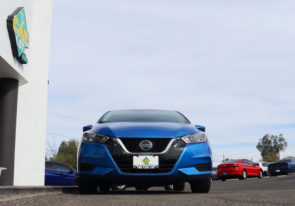 used 2021 Nissan Versa car, priced at $13,995