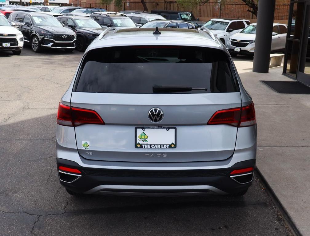 used 2022 Volkswagen Taos car, priced at $19,995