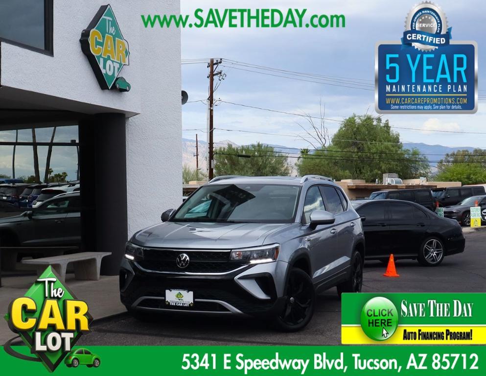 used 2022 Volkswagen Taos car, priced at $19,995