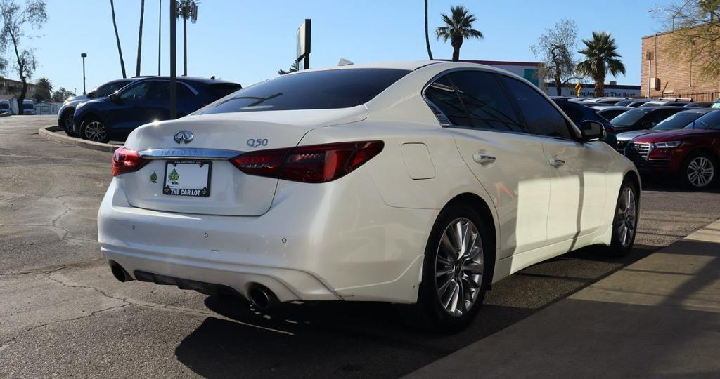 used 2021 INFINITI Q50 car, priced at $22,995