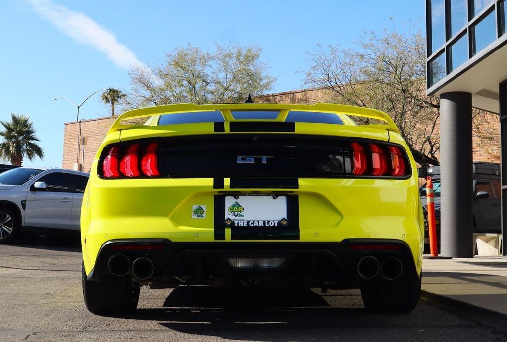 used 2021 Ford Mustang car, priced at $34,995