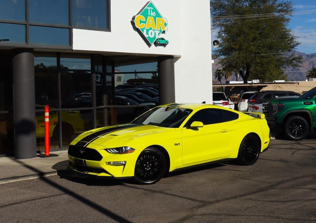 used 2021 Ford Mustang car, priced at $34,995