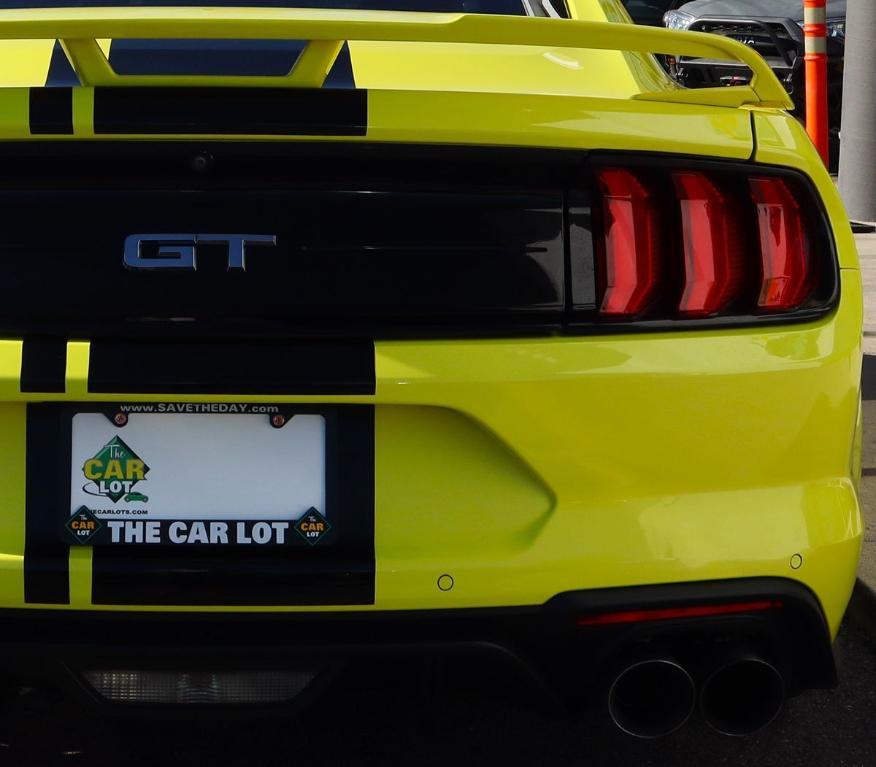 used 2021 Ford Mustang car, priced at $34,995