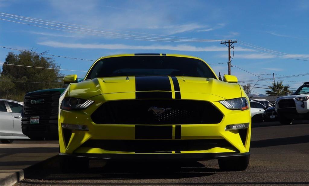 used 2021 Ford Mustang car, priced at $34,995