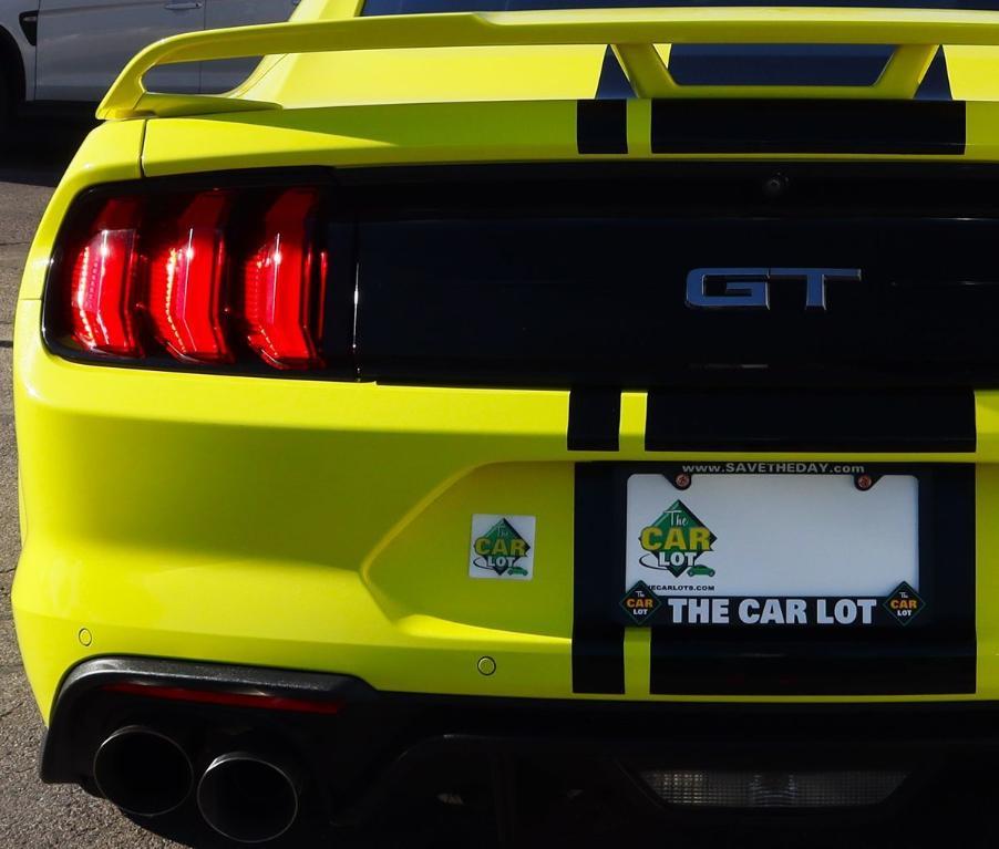 used 2021 Ford Mustang car, priced at $34,995