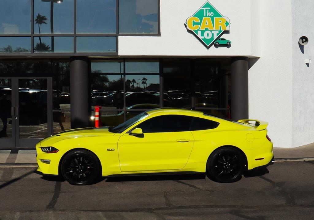 used 2021 Ford Mustang car, priced at $34,995