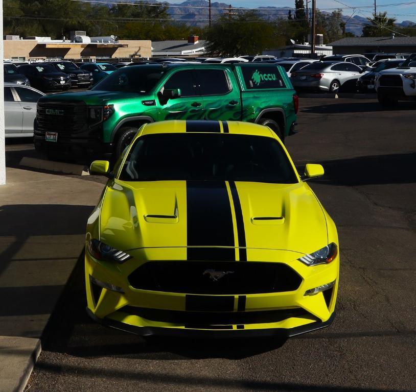 used 2021 Ford Mustang car, priced at $34,995