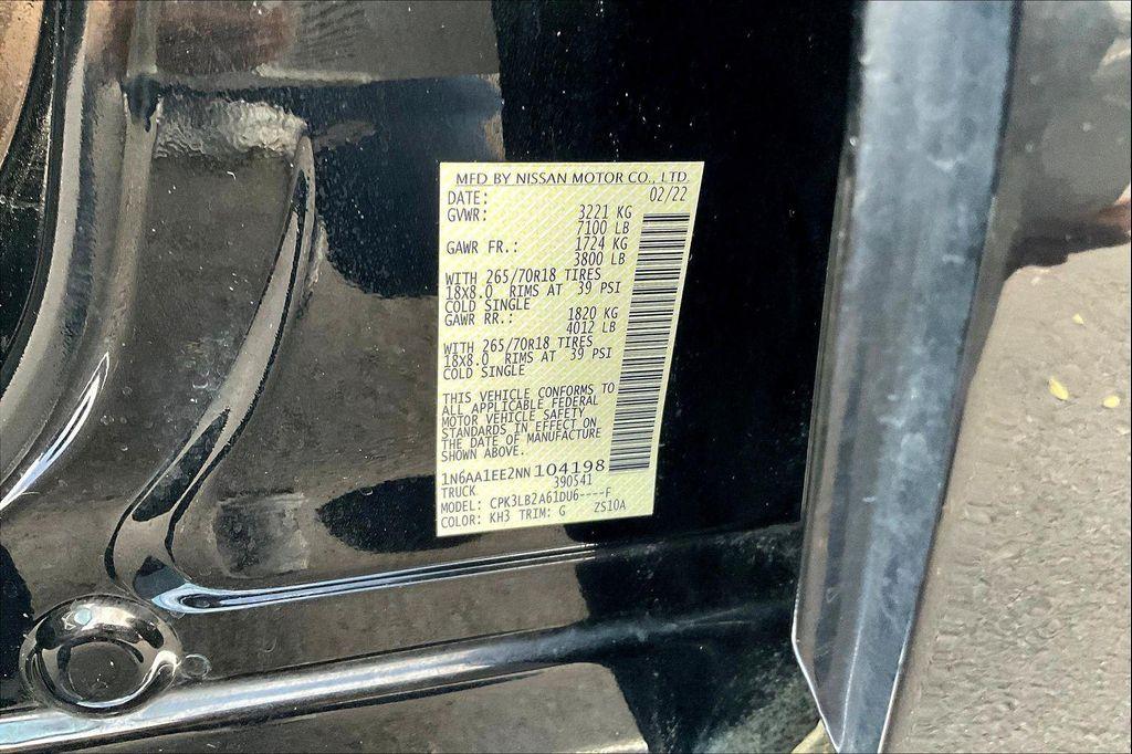 used 2022 Nissan Titan car, priced at $23,287