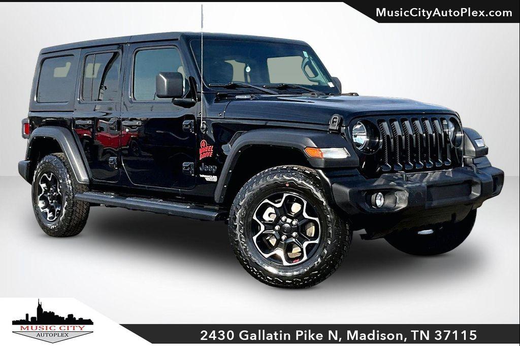 used 2021 Jeep Wrangler Unlimited car, priced at $25,686