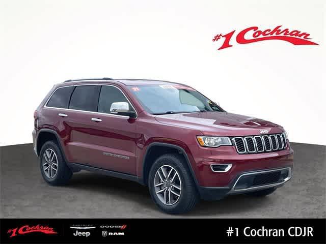 used 2021 Jeep Grand Cherokee car, priced at $18,800