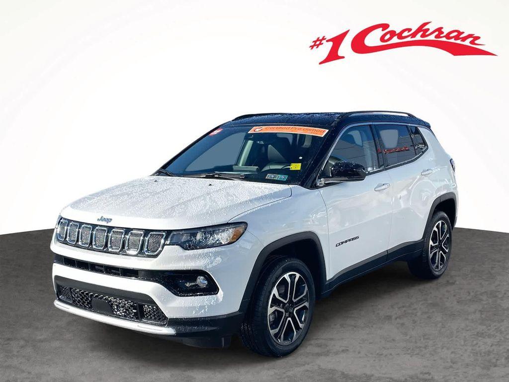 used 2022 Jeep Compass car, priced at $23,498