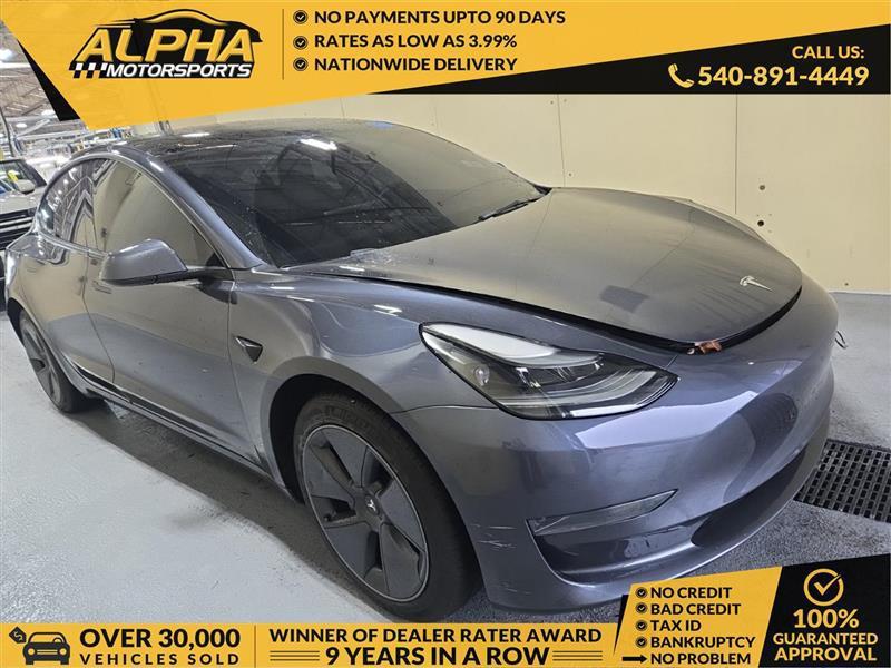 used 2023 Tesla Model 3 car, priced at $19,400