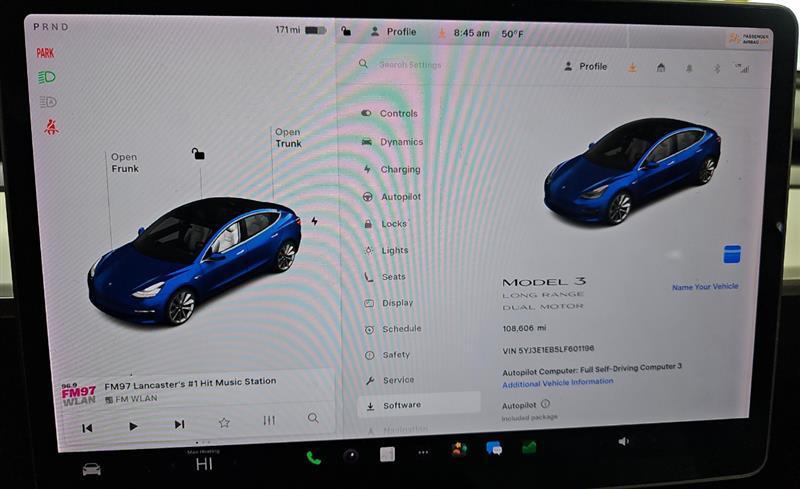 used 2020 Tesla Model 3 car, priced at $14,500