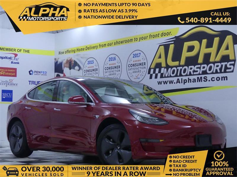 used 2019 Tesla Model 3 car, priced at $18,500