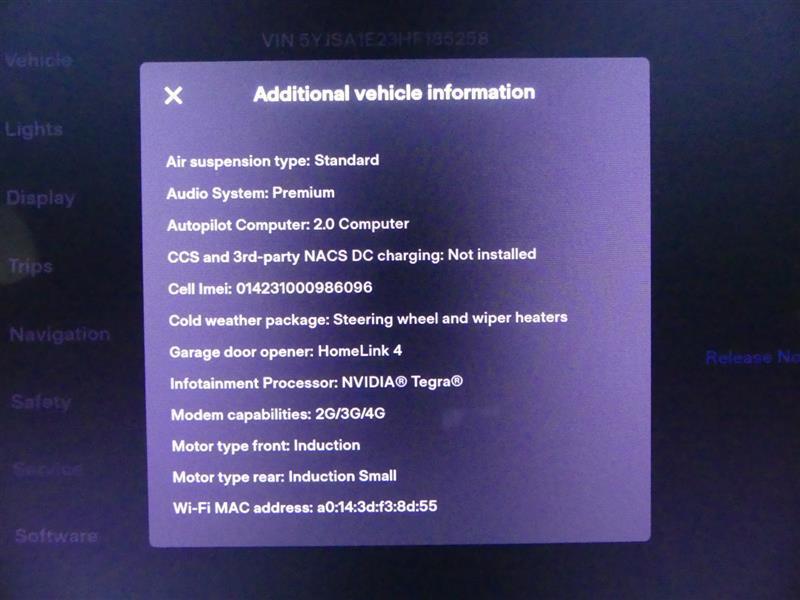 used 2017 Tesla Model S car, priced at $20,700