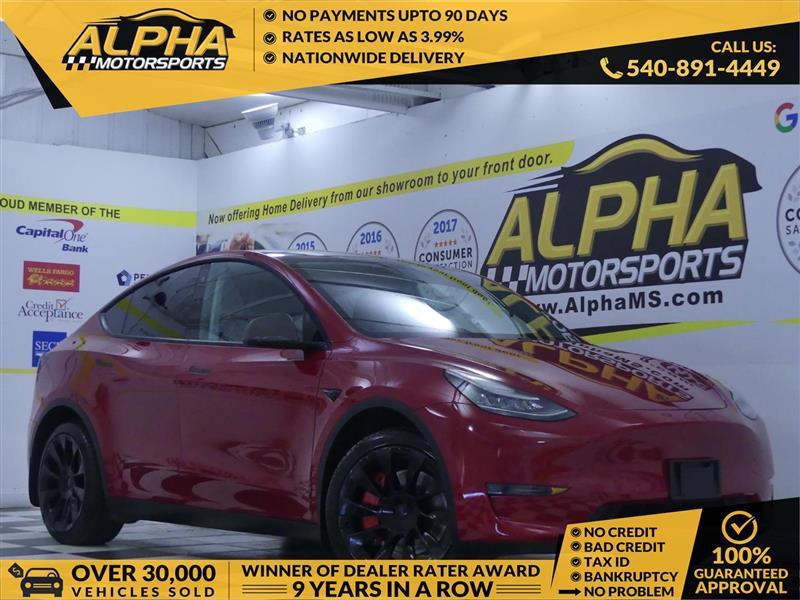 used 2020 Tesla Model Y car, priced at $23,750