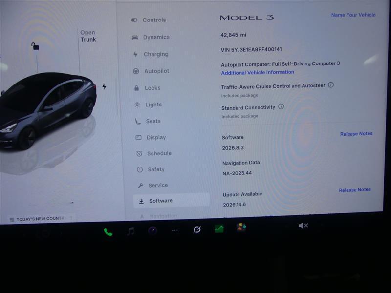 used 2023 Tesla Model 3 car, priced at $32,999