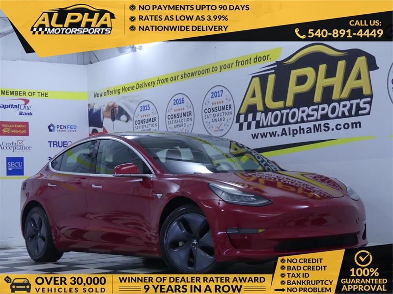 used 2020 Tesla Model 3 car, priced at $16,500