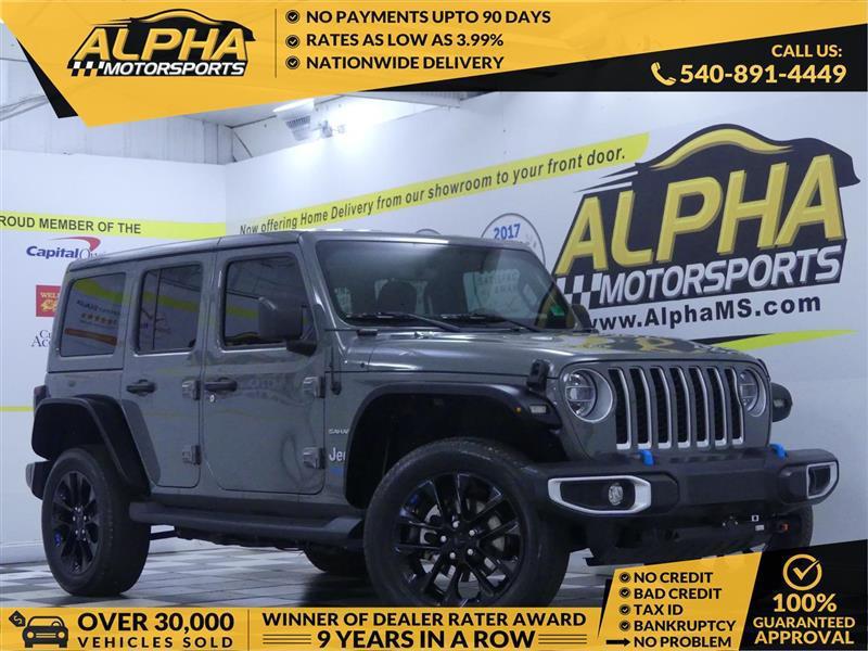 used 2022 Jeep Wrangler Unlimited 4xe car, priced at $27,700