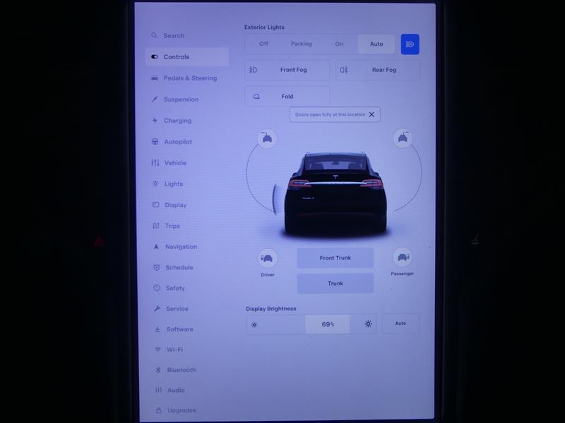 used 2020 Tesla Model X car, priced at $25,000