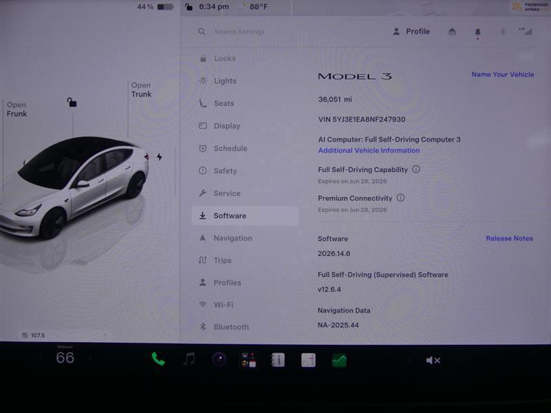 used 2022 Tesla Model 3 car, priced at $23,500