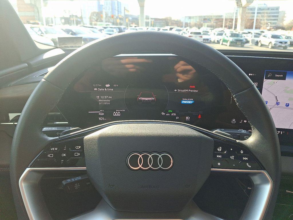 used 2025 Audi Q6 e-tron car, priced at $46,496