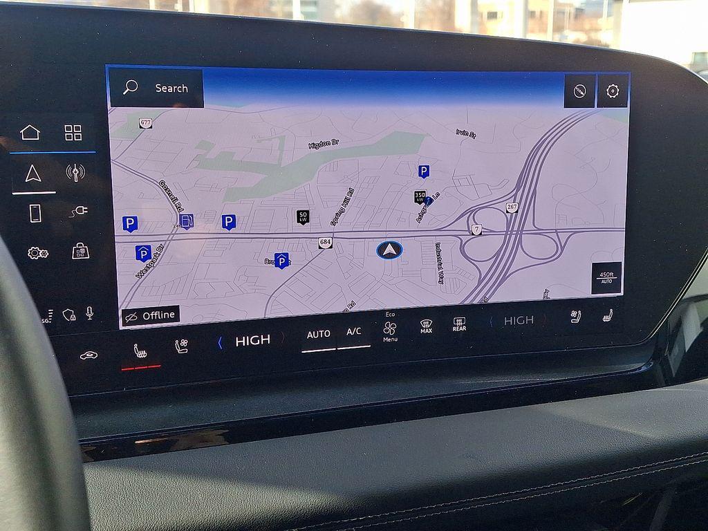 used 2025 Audi Q6 e-tron car, priced at $51,520