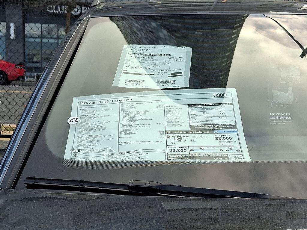 new 2026 Audi Q8 car, priced at $86,415