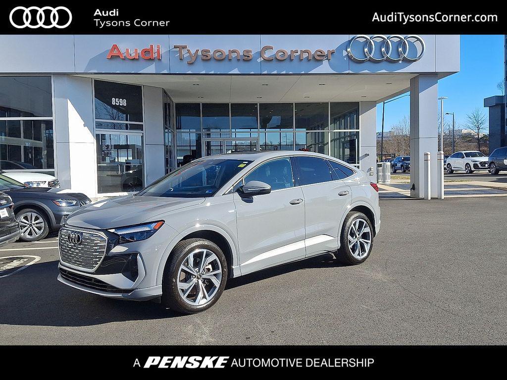 used 2023 Audi Q4 e-tron car, priced at $31,000