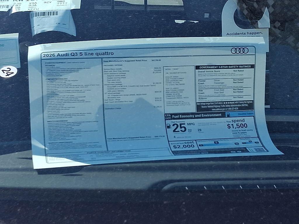 new 2026 Audi Q3 car, priced at $49,170