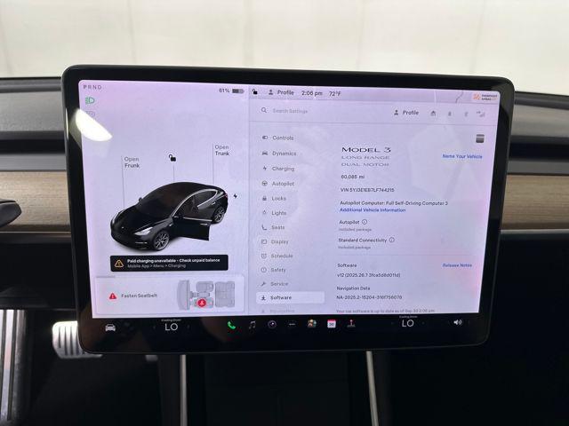 2020 Solid Black Tesla Model 3