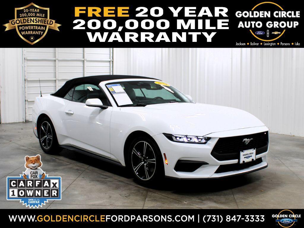 used 2024 Ford Mustang car, priced at $31,128