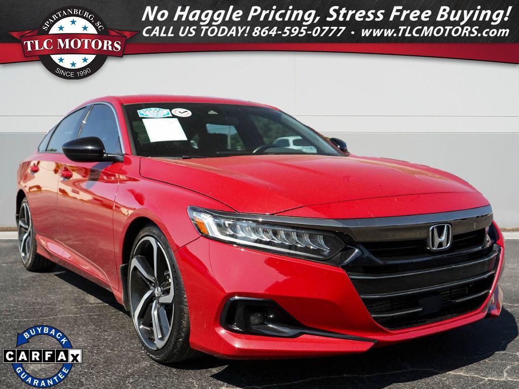 used 2021 Honda Accord car, priced at $23,760