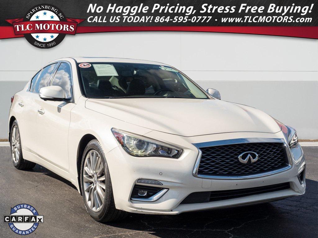 used 2022 INFINITI Q50 car, priced at $19,197