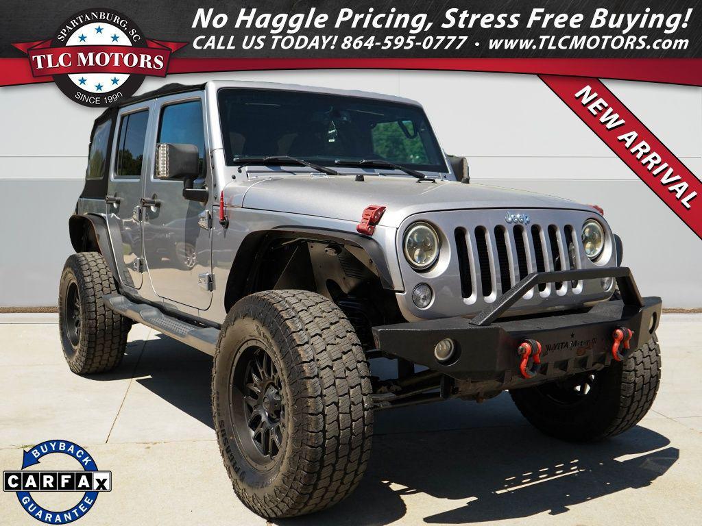 used 2017 Jeep Wrangler Unlimited car, priced at $18,197