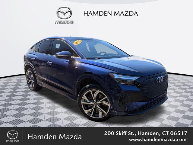 used 2023 Audi Q4 e-tron car, priced at $27,400
