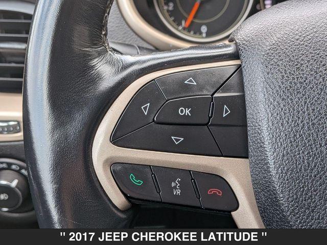 used 2017 Jeep Cherokee car, priced at $10,988