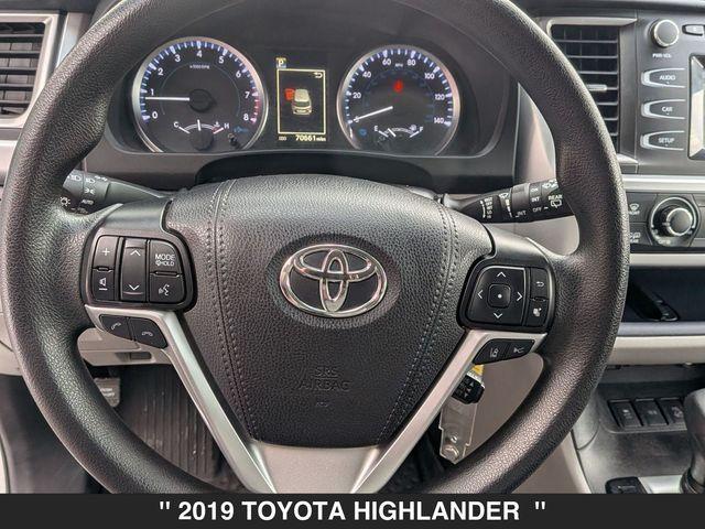 used 2019 Toyota Highlander car, priced at $21,500