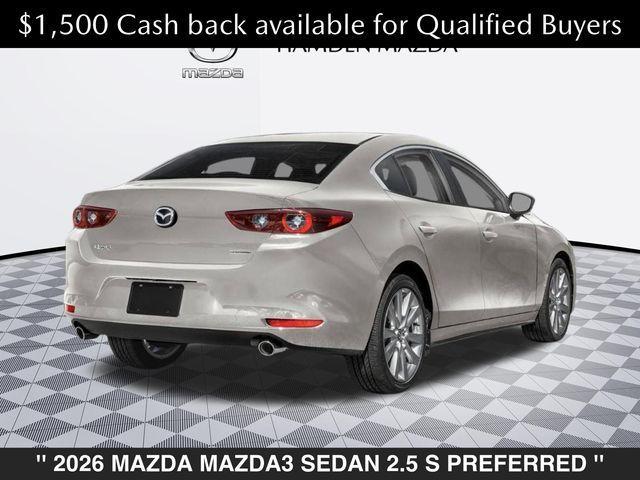 new 2026 Mazda Mazda3 car, priced at $26,360