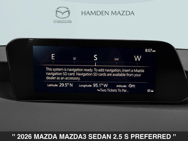 new 2026 Mazda Mazda3 car, priced at $27,407