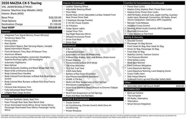 used 2020 Mazda CX-5 car, priced at $18,988