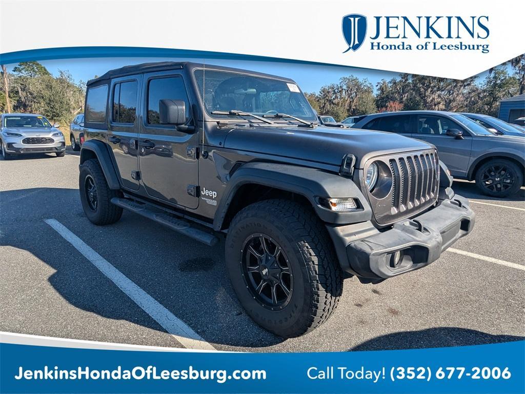 used 2018 Jeep Wrangler Unlimited car, priced at $17,181